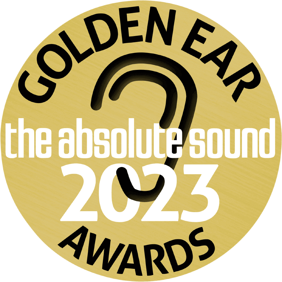 The Absolute Sound Product of the Year Award 2022 Golden Ear Award 2023 by The Absolute Sound