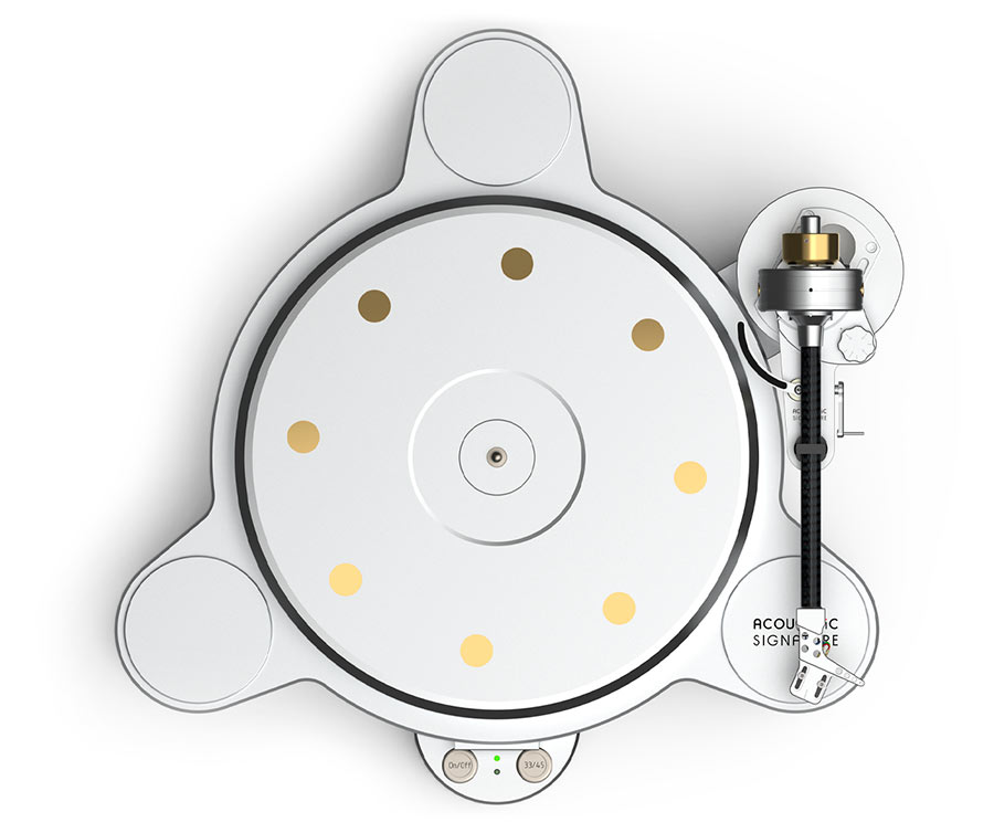 Hurricane NEO mit Acoustic Signature Technologien Hurricane NEO in silber von oben